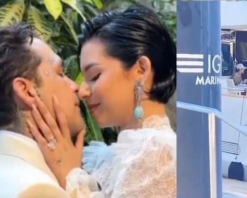 Christian Nodal y Ángela Aguilar disfrutan de su Luna de Miel en Los Cabos