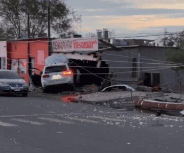 Detienen a pareja tras intensa persecución en calles de Caborca