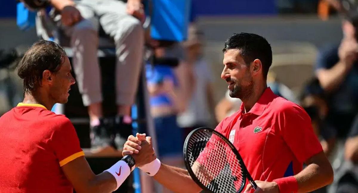 Novak Djokovic derrotó a Rafael Nadal en París 2024