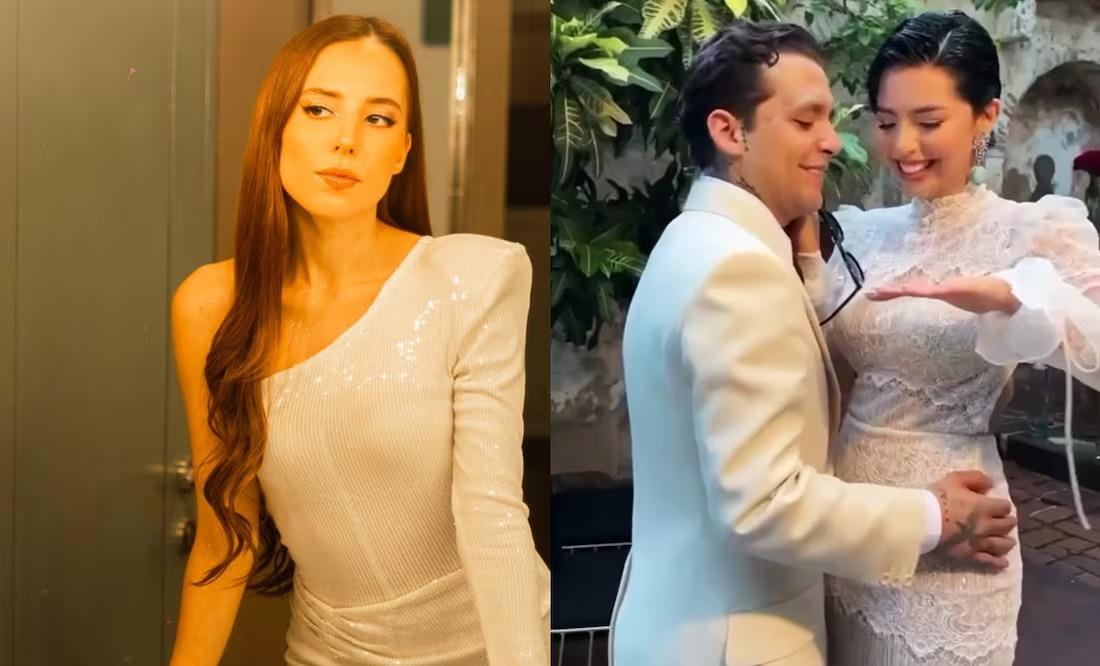 Majo Aguilar confirma que no fue invitada a la boda de Ángela y Nodal