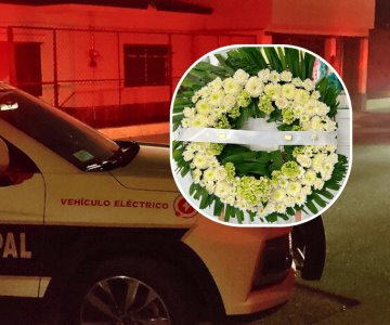 Arrestan a hombre tras dejar mensaje amenazante en corona de flores