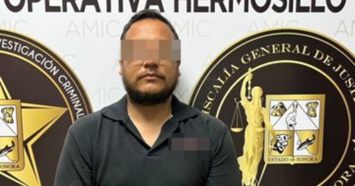 Capturan a sujeto en Hermosillo con vehículo reportado como robado en EU