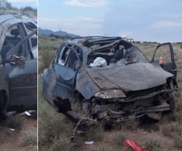 Mueren tres mujeres en accidente sobre carretera Hermosillo-Santa Ana