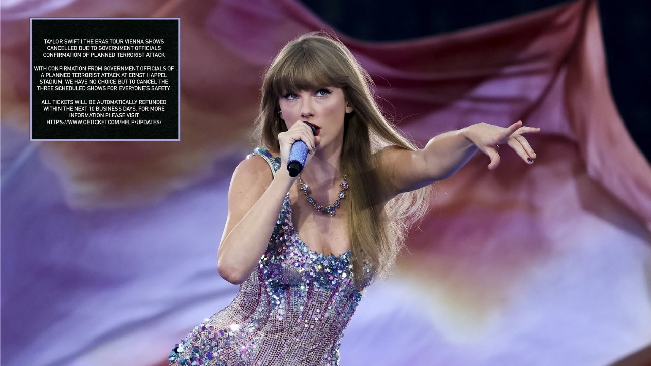 Cancelan conciertos de Taylor Swift por amenaza de atentado terrorista