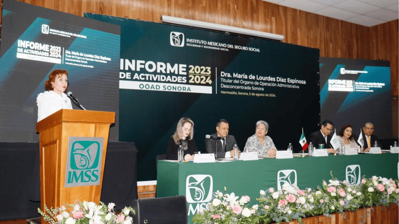 Titular del IMSS en Sonora presenta Tercer Informe de Labores