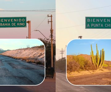 Carreteras a Bahía de Kino y Punta Chueca en ruinas; más de mil 500 baches