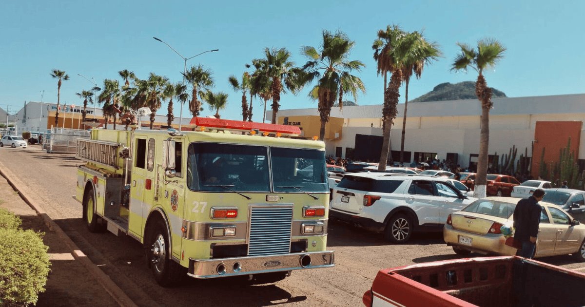 Incendio en maquiladora de Guaymas provoca evacuación de dos plantas