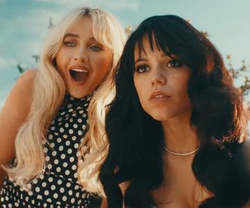 Jenna Ortega y Sabrina Carpenter sorprenden en el video de Taste