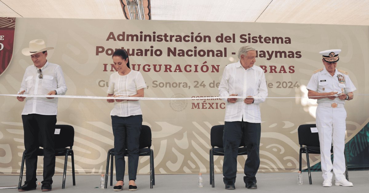 AMLO inaugura proyectos en Guaymas y confirma visita 30 a Sonora