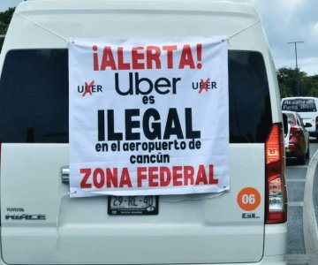 Aseguran a inconformes no dejarán operar a Uber en aeropuerto de Cancún