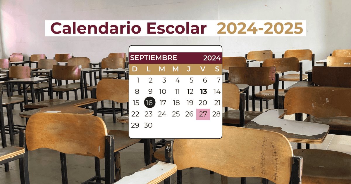 Estudiantes tendrán en septiembre primeros dos puentes del ciclo escolar