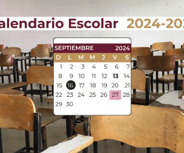 Estudiantes tendrán en septiembre primeros dos puentes del ciclo escolar