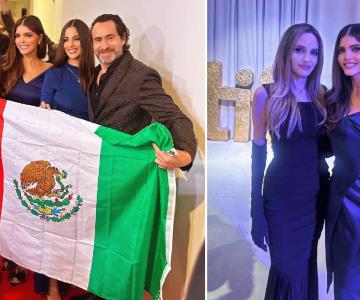 Ana Bárbara presume fotos con Angelina Jolie, Salma Hayek y más estrellas