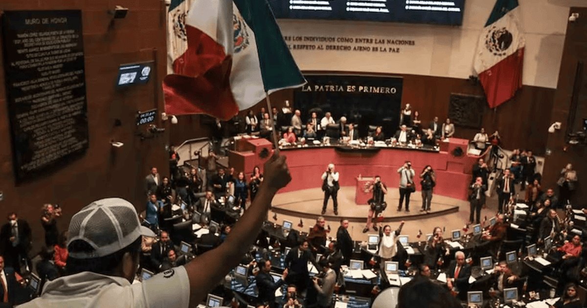 Manifestantes contra Reforma Judicial irrumpen en el Senado