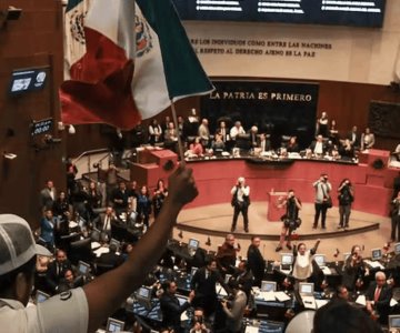 Manifestantes contra Reforma Judicial irrumpen en el Senado