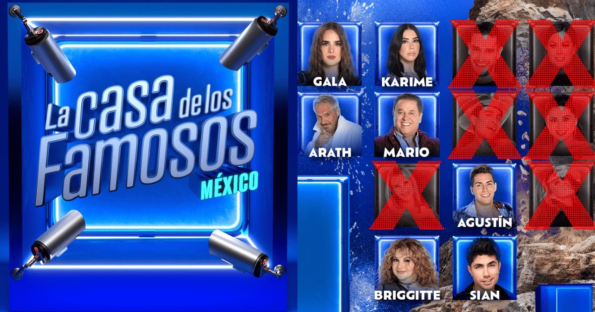 Nominados a ser el octavo eliminado de La Casa de los Famosos México