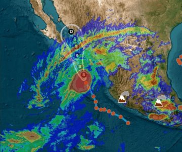 Incrementa alerta en el sur de Sonora por tormenta tropical Ileana