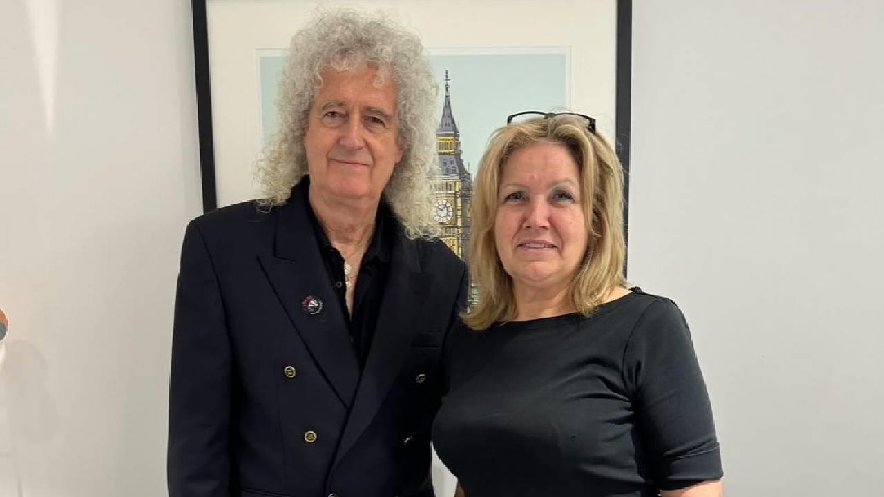 Esposa de Brian May habla de su salud tras sufrir un derrame cerebral