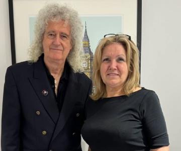 Esposa de Brian May habla de su salud tras sufrir un derrame cerebral