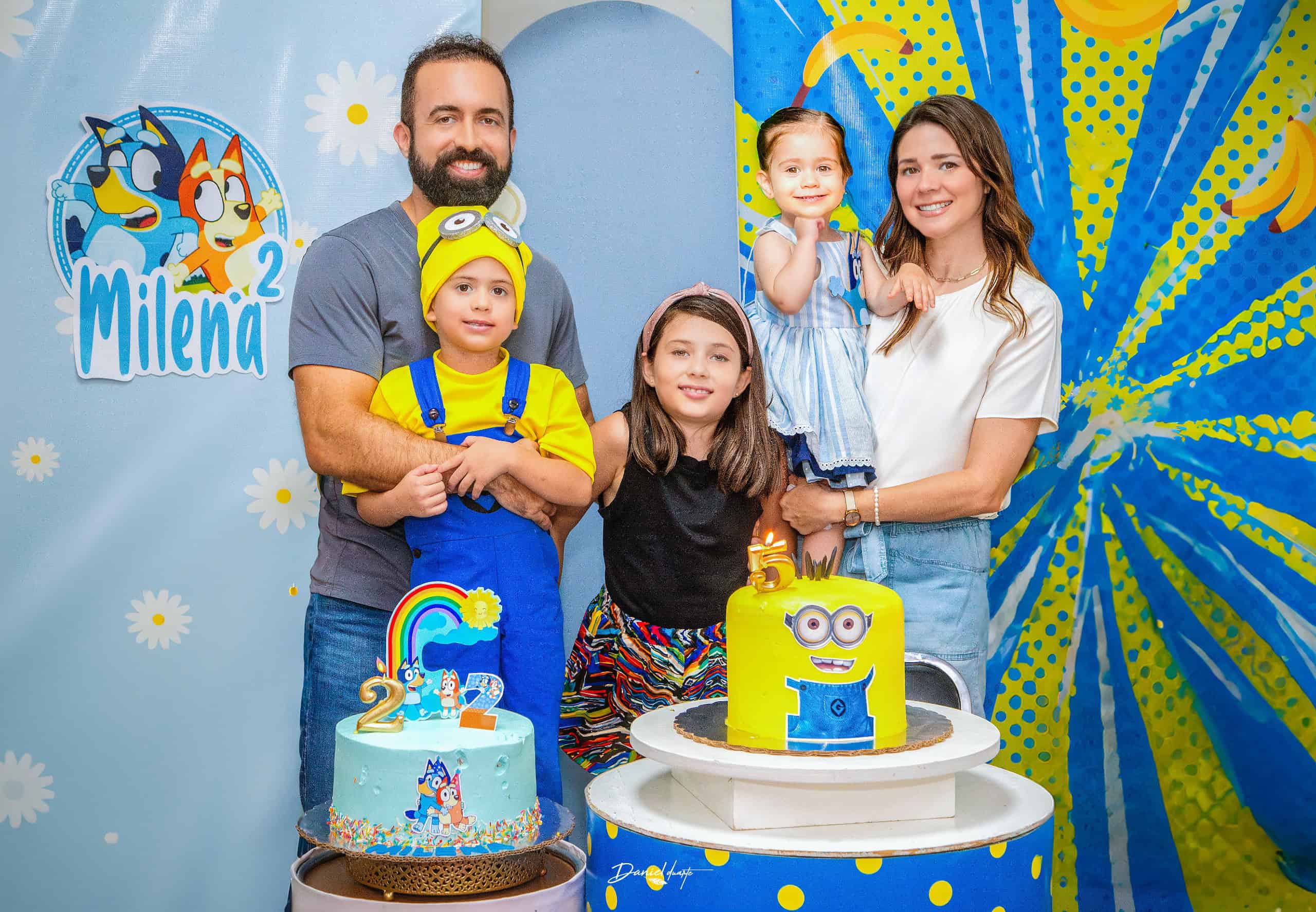 Milena y Manuel Martínez Araujo  festejan su cumpleaños