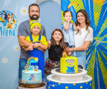 Milena y Manuel Martínez Araujo  festejan su cumpleaños