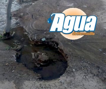 Suspenden suministro de agua al norte de Hermosillo por reparación de fuga