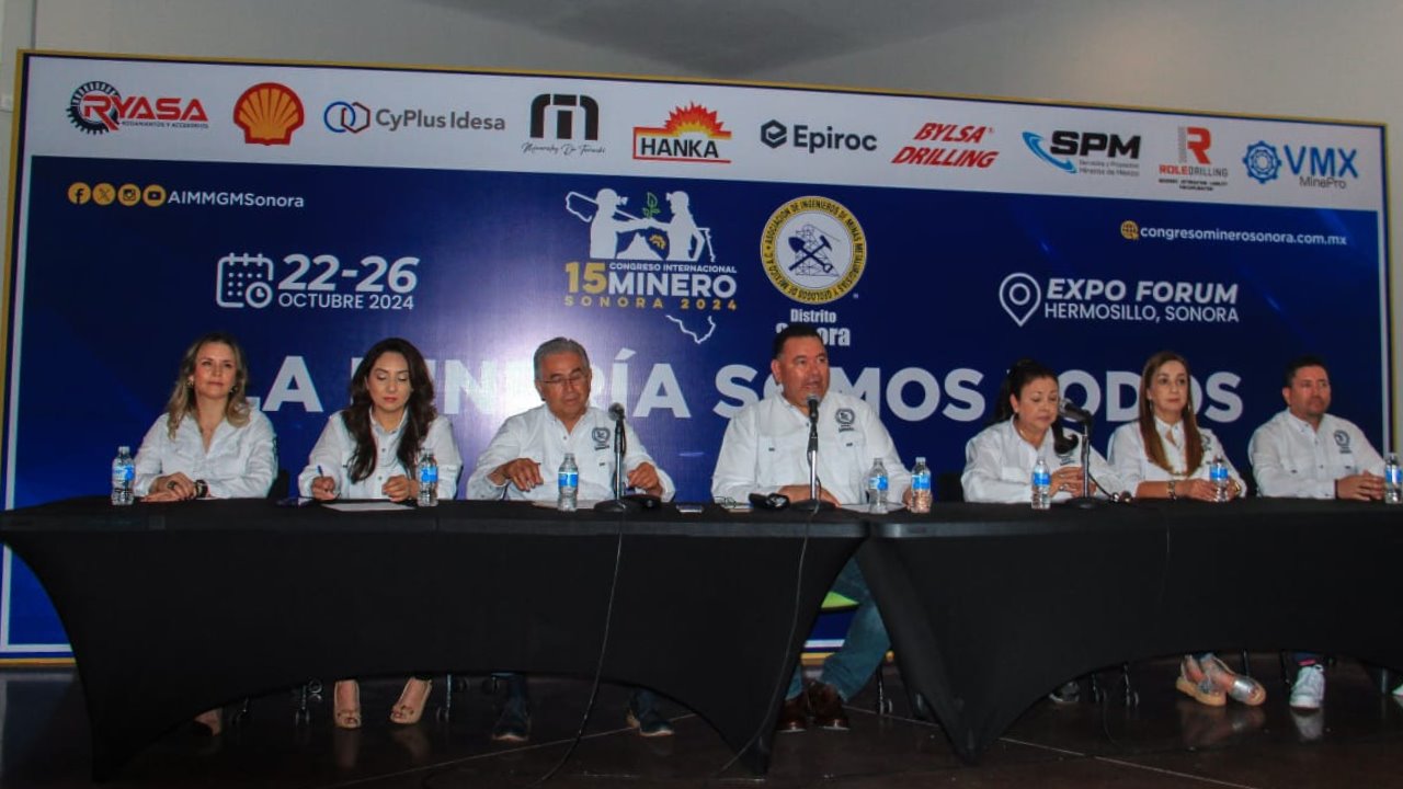 Invitan al 15° Congreso Internacional Minero Sonora 2024