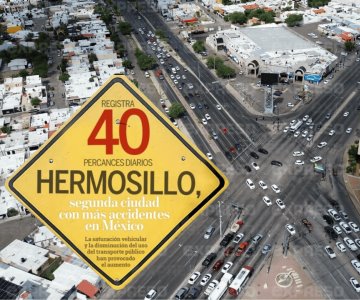 Registra Hermosillo 40 accidentes diarios; es segundo lugar nacional