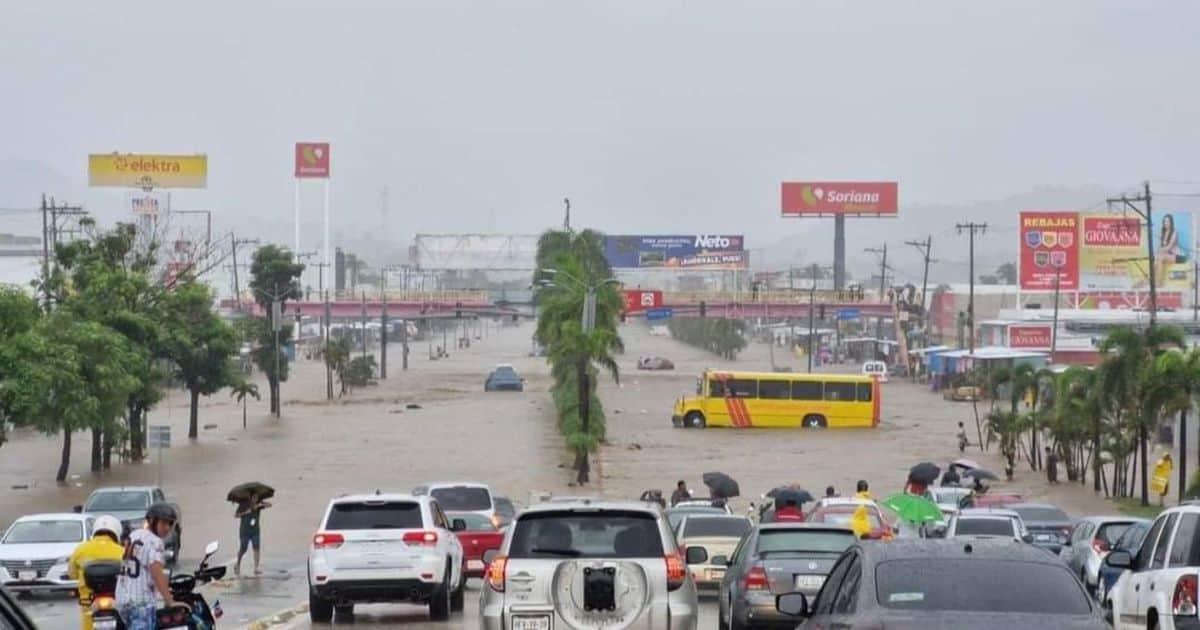 Reportan 5 muertos en Guerrero por huracán John