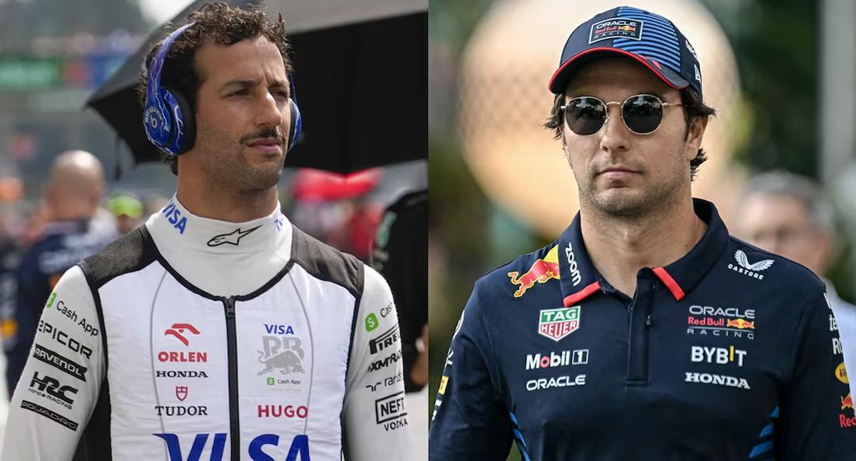 Checo Pérez dedica emotivo mensaje de despedida a Ricciardo