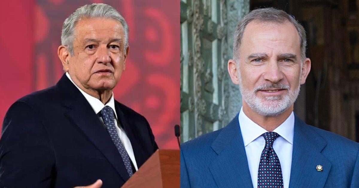 AMLO revela que Sheinbaum lo consultó para no invitar al rey de España