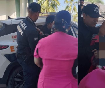 Policías brindan primeros auxilios a adolescente herida en Real del Carmen