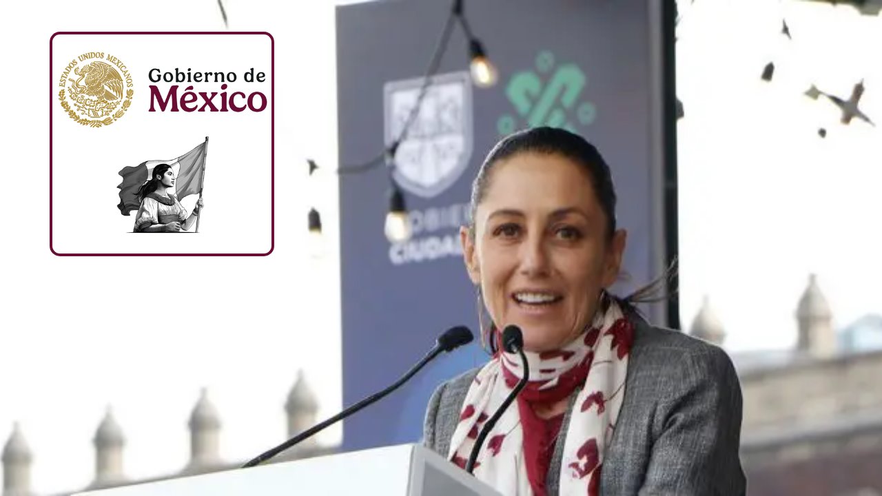 Claudia Sheinbaum presenta la imagen de su gobierno, una joven mexicana