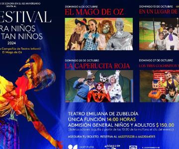 Invitan al Festival para Niños y No tan Niños en Hermosillo