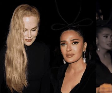 Captan tenso momento entre Salma Hayek y Nicole Kidman