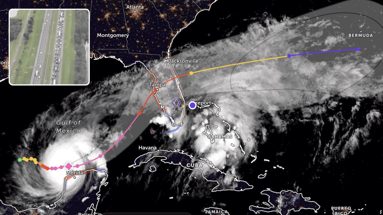 Milton desata pánico en Florida: comienzan evacuaciones y escasez de suministro