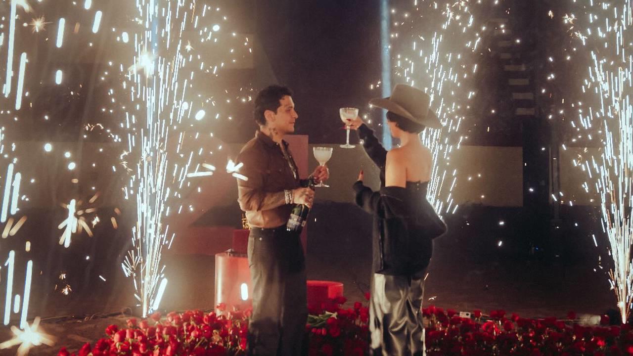 Christian Nodal festeja el cumpleaños de su esposa Ángela Aguilar