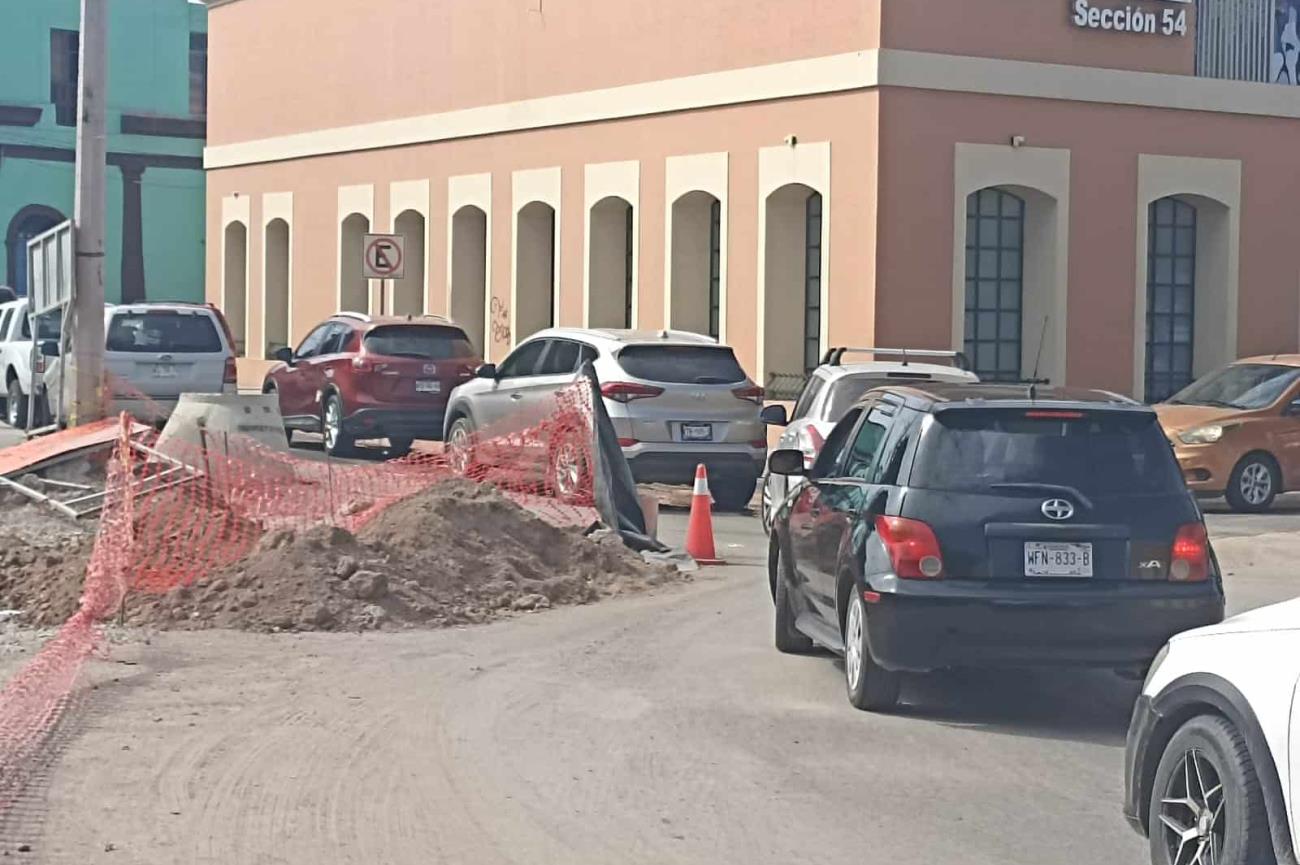 Obras en el Centro ocasionan caos vial y bajan las ventas