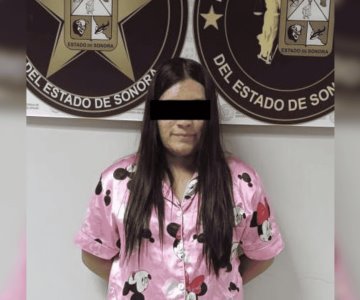 Captura AMIC a Perla Karina N por robo de vehículo en hotel de Nogales