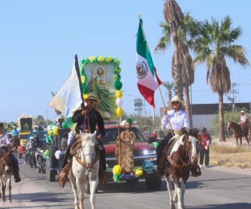 Hermosillo celebra la decimoséptima cabalgata de San Judas Tadeo