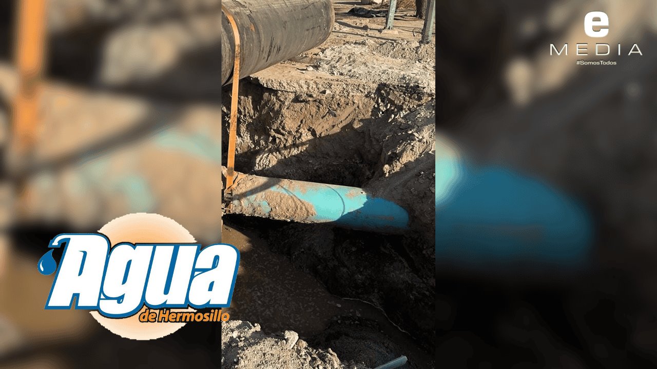 Programan corte de agua este lunes en colonias del norte de Hermosillo