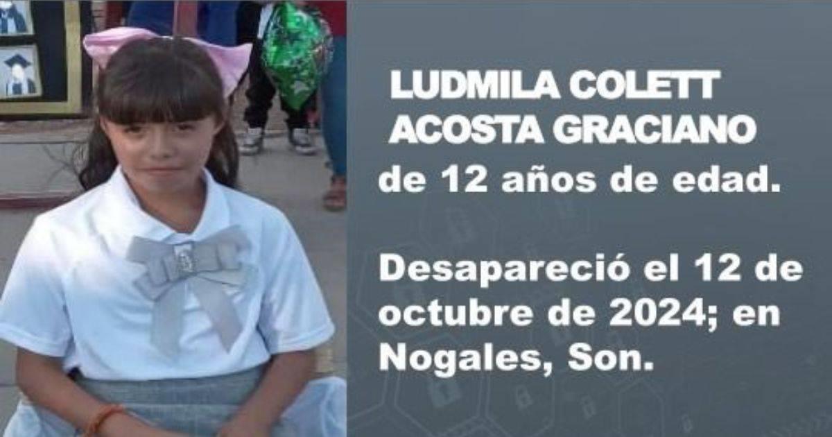 Activan Alerta Amber para localizar a Ludmila Colett, menor desaparecida