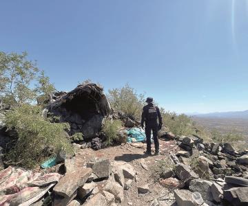 Destruyen puntos de observación clandestinos entre Sonora y Arizona