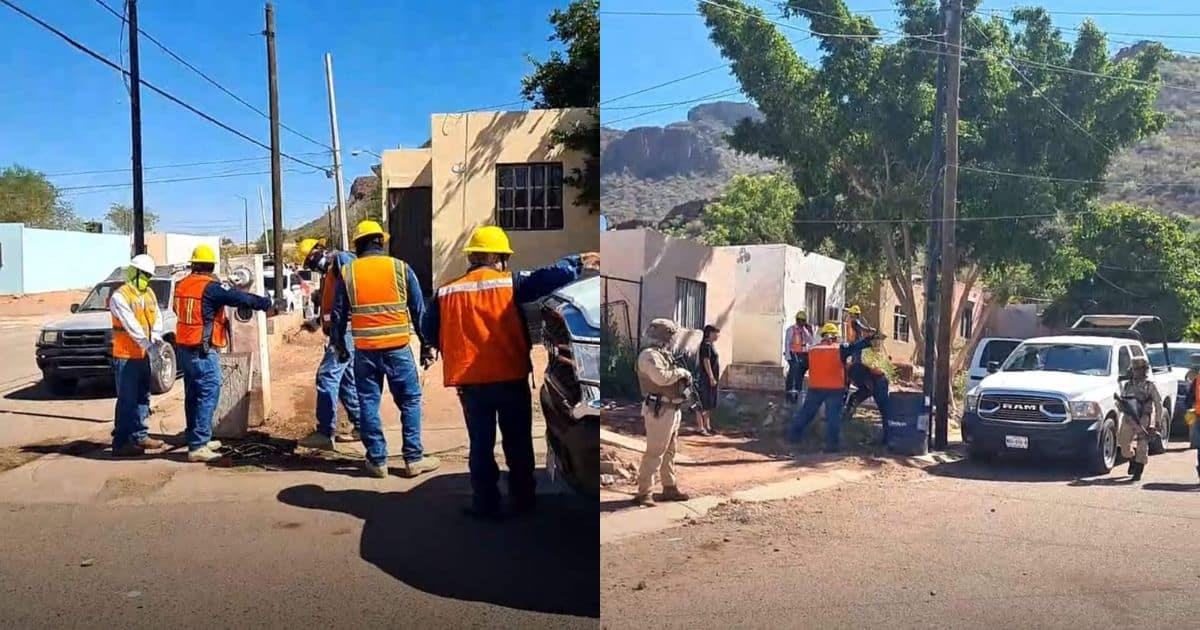 CFE corta electricidad en domicilios de Guaymas por conexiones ilegales