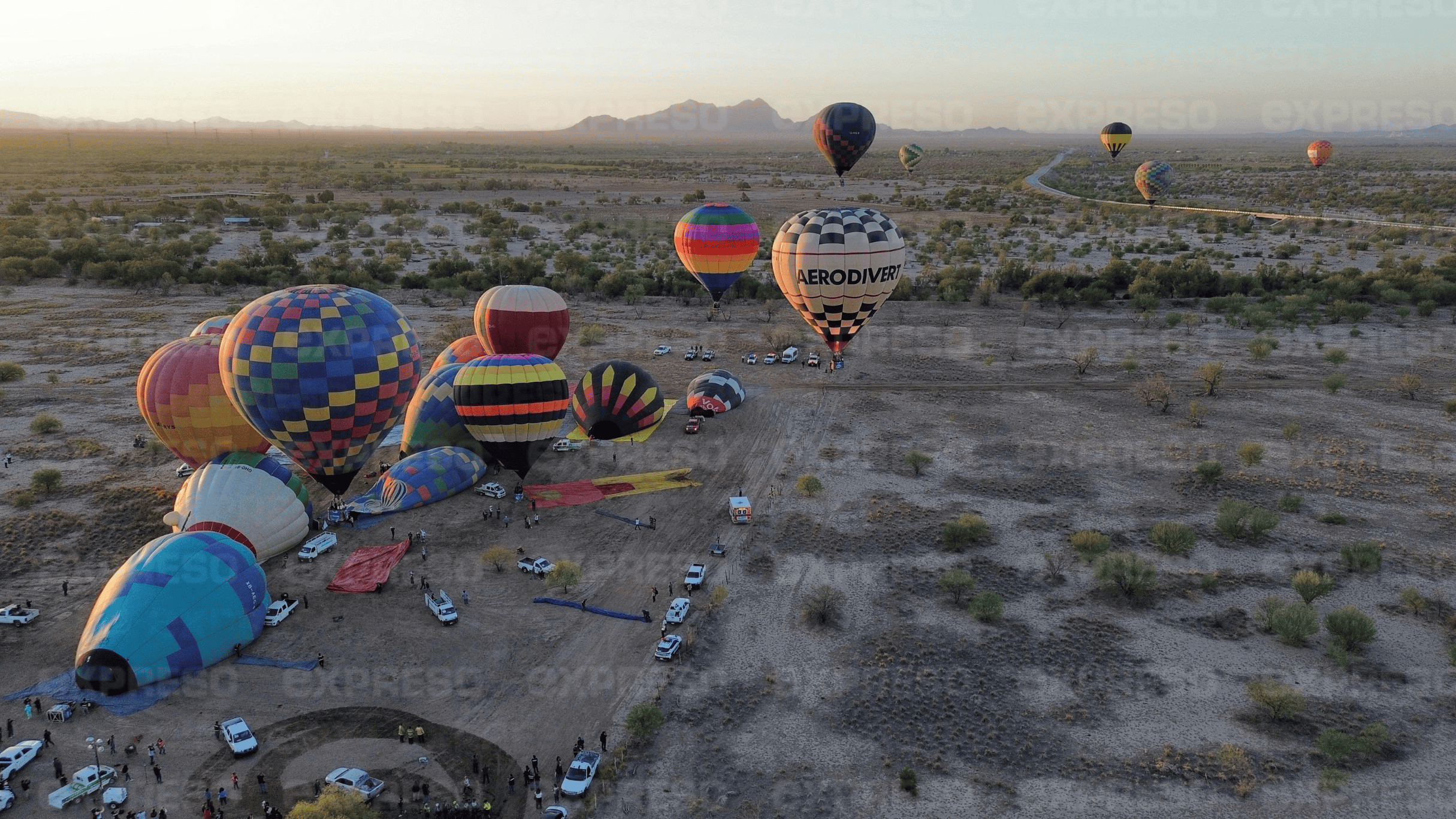 Arrancan actividades del 3er Festival del Globo en Hermosillo