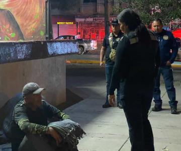 Activa Nogales operativo de apoyo a personas en situación de calle