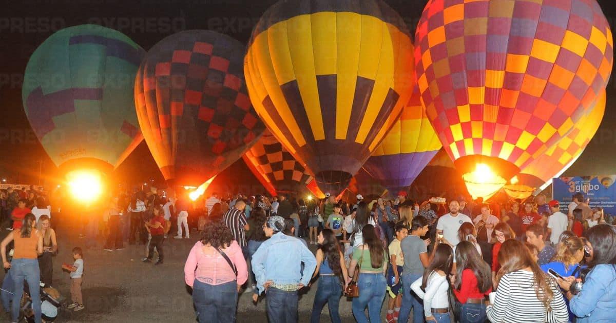 Cierra con éxito primer día del Festival del Globo 2024