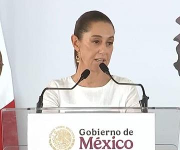 Claudia Sheinbaum promete que Tren Maya será de carga en 2 años