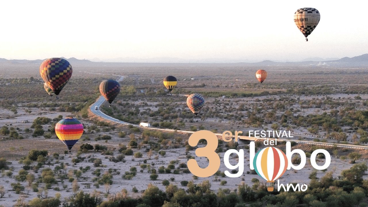 Tercer Festival del Globo rompe récord de asistencia en Hermosillo