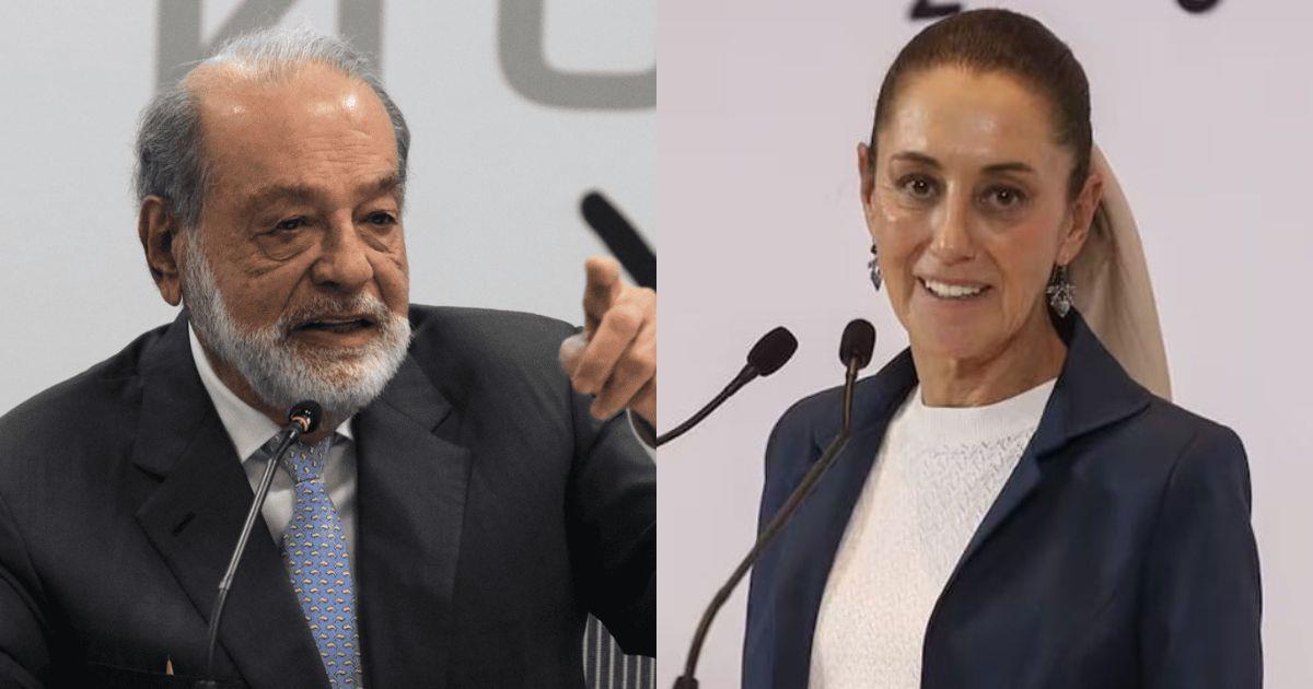 Carlos Slim se reúne con Claudia Sheinbaum; ve mucho potencial para México